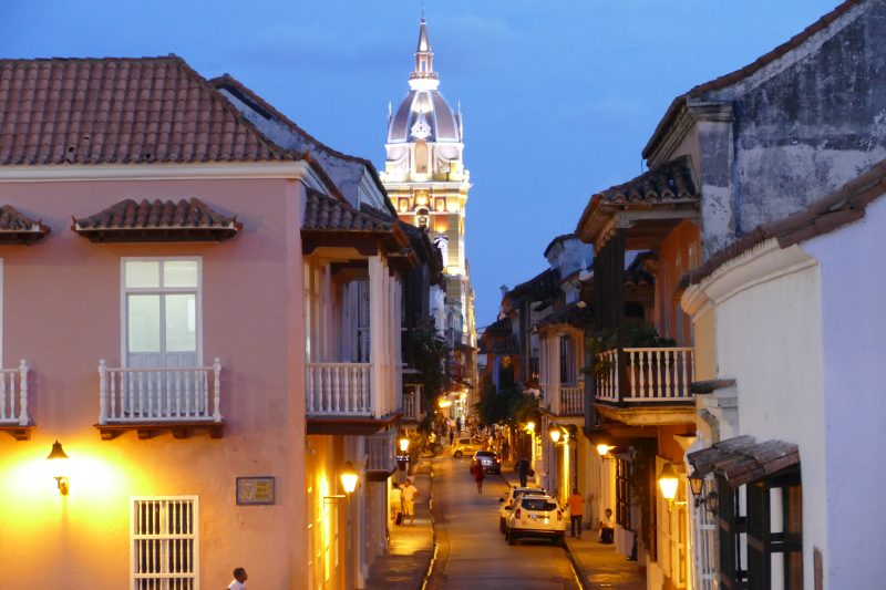 Silvester in Cartagena Kolumbien