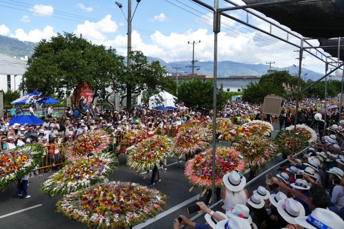 Blumenfest in Medellin Kolumbien