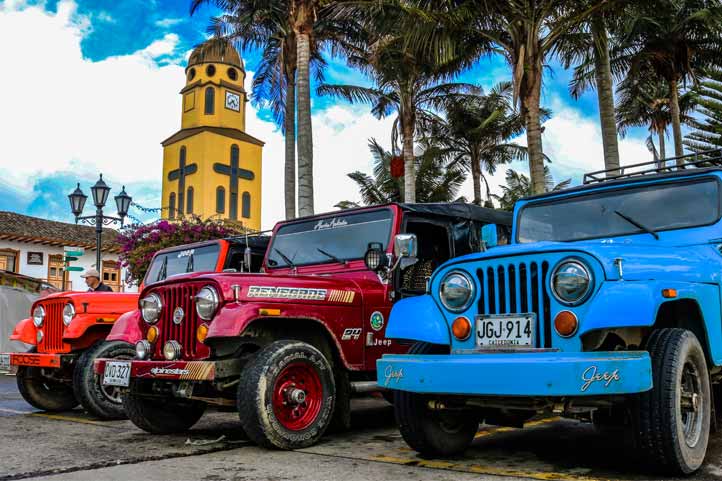 Willi's jeeps coffee region Colombia