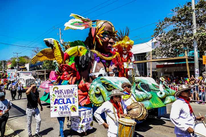 Barranquilla Carnival parade Colombia