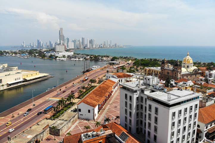 Cartagena view Bocagrande