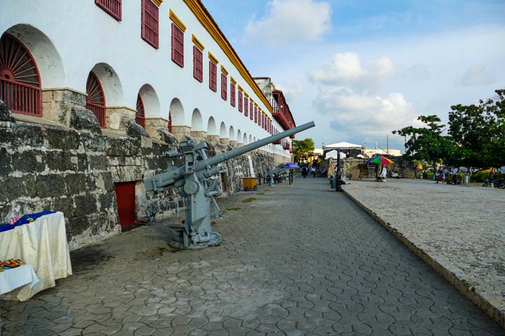 Facade of the Naval Museum of Cartagena