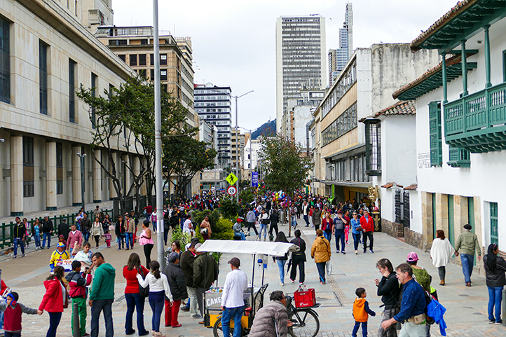 Bogotá city center