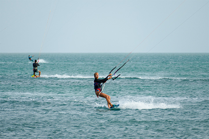Kitesurfing in La Guajira