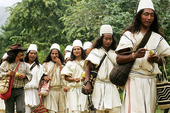 Arhuacos, indigenous people of Northern Colombia