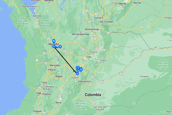 Itinerario de Viaje Colombia 6 Días