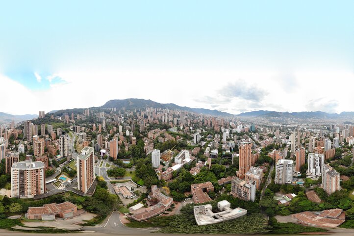 medellin panoramic view.