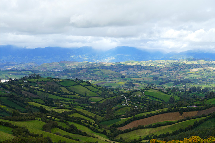 Landscape of Pasto Nariño Colombia