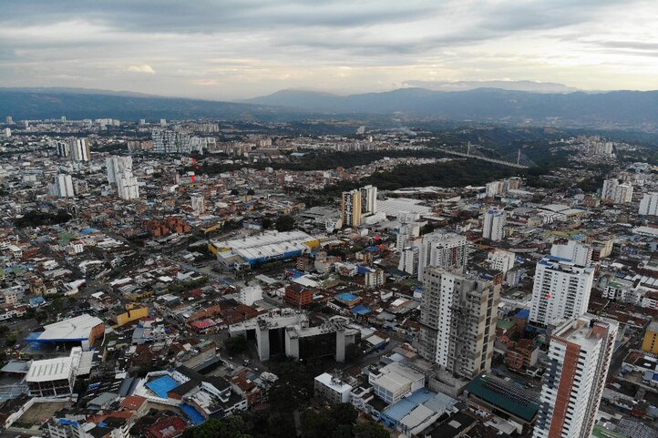 aerial view of bucaramanga