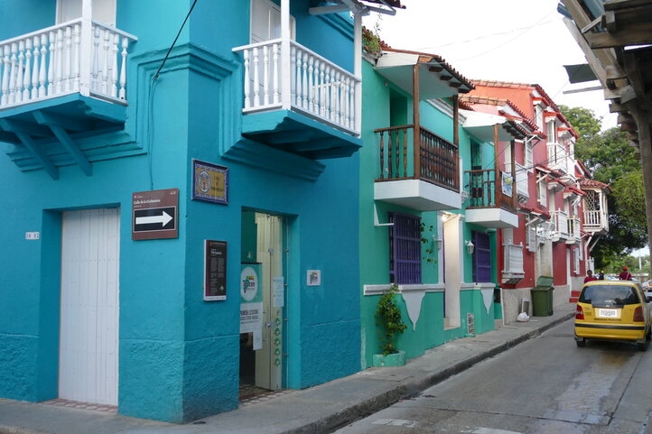 hotels and streets of cartagena