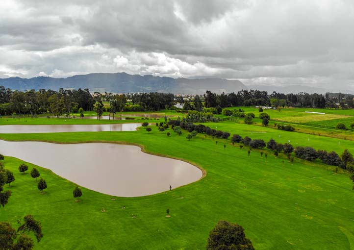 Golf course in Colombia
